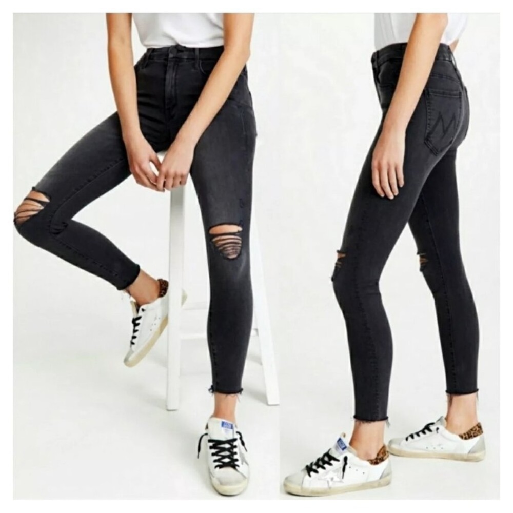 Mother Looker Ankle Fray Jean Guilty as sin size 31